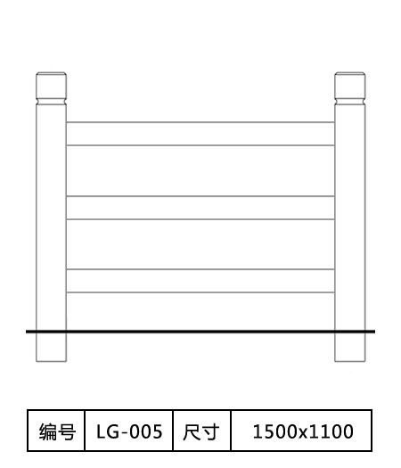 GRC仿木栏杆